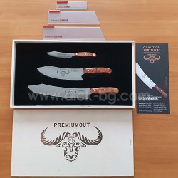 Комплект ножове PremiumCut, 3 части, Дървото на живота, Giesser Комплект ножове PremiumCut, 3 части, Дървото на живота, Giesser