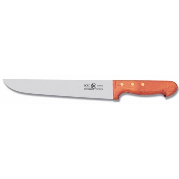 Касапски нож, 22 см, дръжка от дърво, Icel